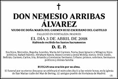 Nemesio Arribas Álvarez